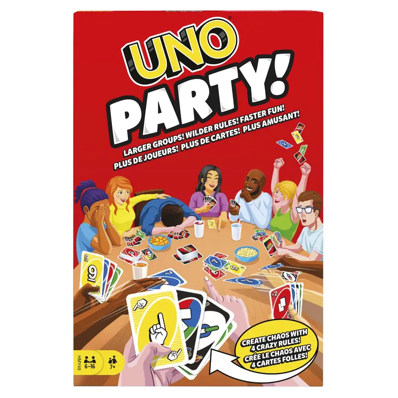 UNO Party Family Card Game For Kids And Adults