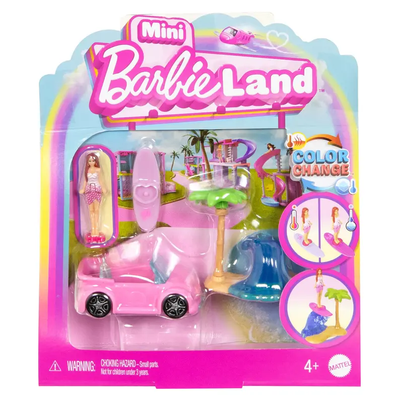 Barbie  Mini Barbieland  Coffret Vhicule et Poupe  Dcapotable