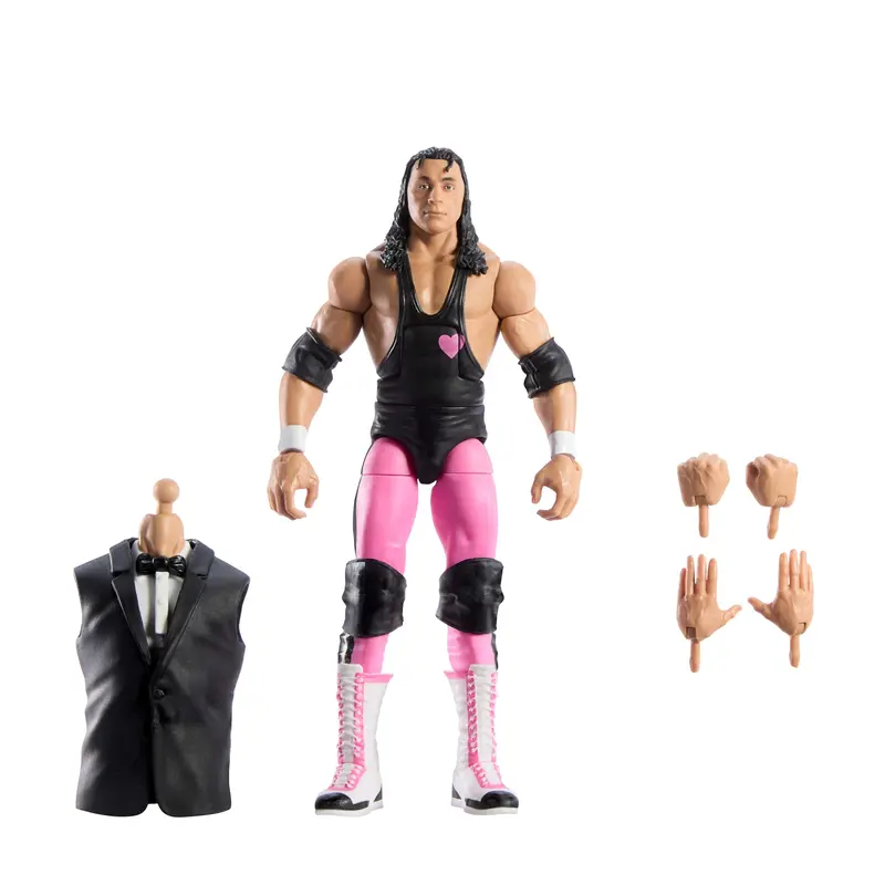 Wwe-lite Wrestlemania-Bret Hart-Figurine Premium Live Event