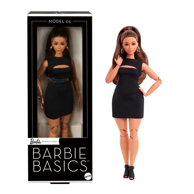 Barbie Essentiels-Poupe de Collection Modle05 Cheveux Bruns