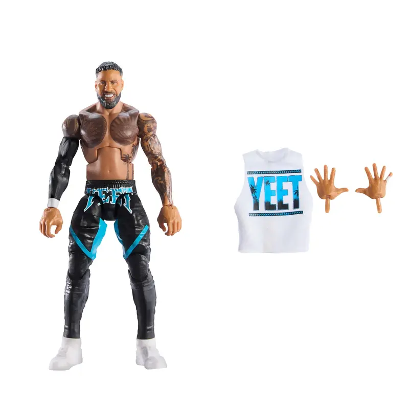 WWE Figura de Accin Elite Jey Uso azul