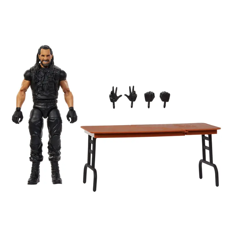 WWE Figura de Accin Elite Seth Rollins negro