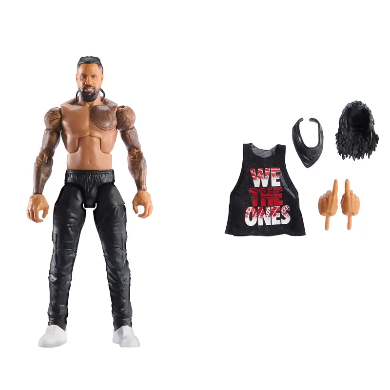 WWE Figura de Accin Elite Jimmy Uso rojo