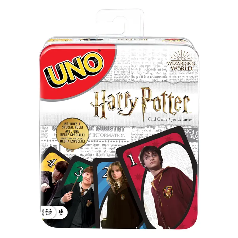 UNO Juego de Cartas Harry Potter Metlico