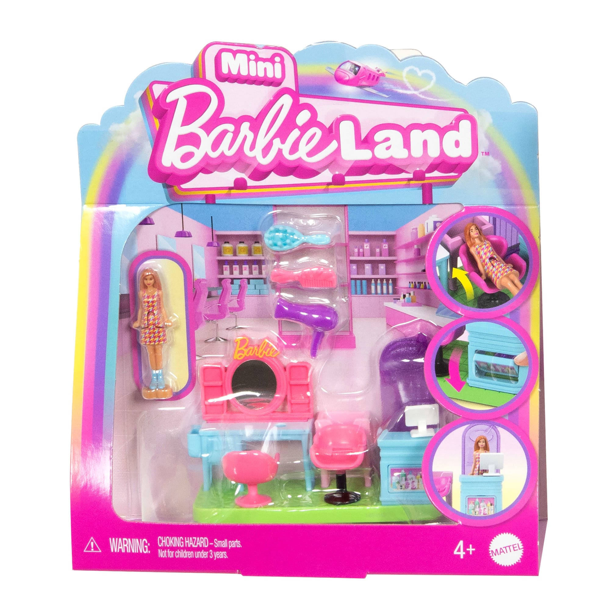 Barbie Mini BarbieLand Conjunto de Brinquedo Esttica com Mini Boneca