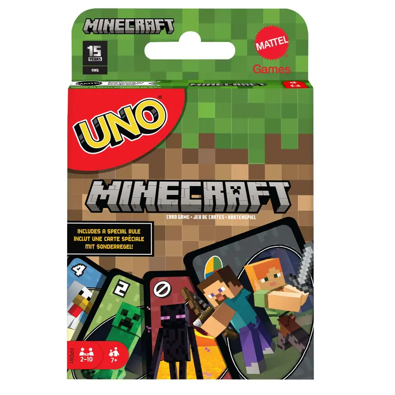 UNO Juego de Cartas Minecraft