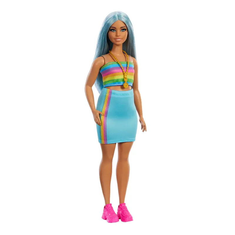 Barbie  Fashionistas  65Eanniversaire  Poupe218, Cheveux Bleus
