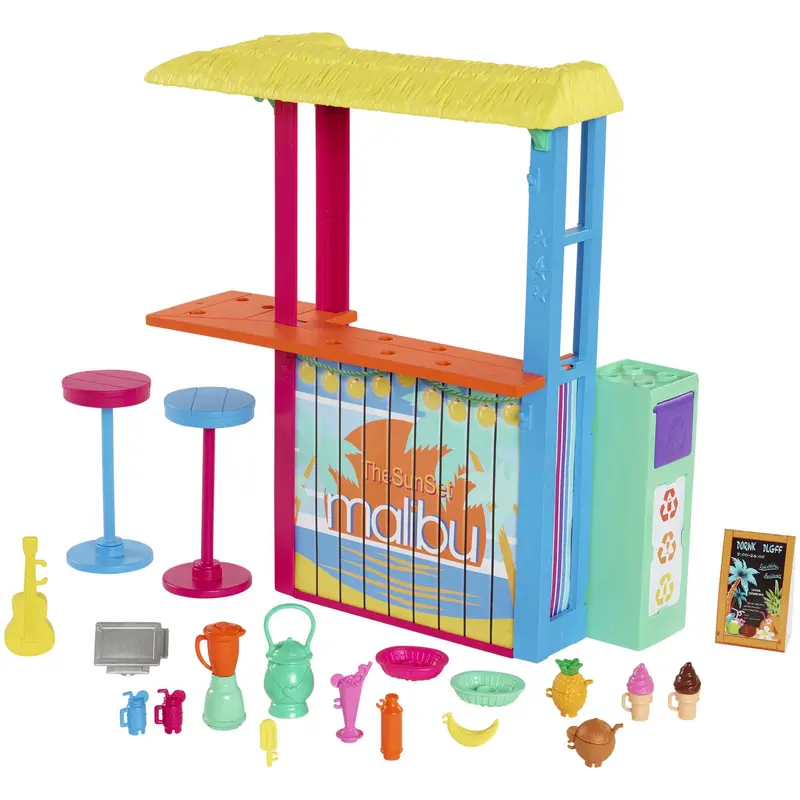 Barbie Loves The Ocean Beach Shack Playset, Made From Recycled Plastics