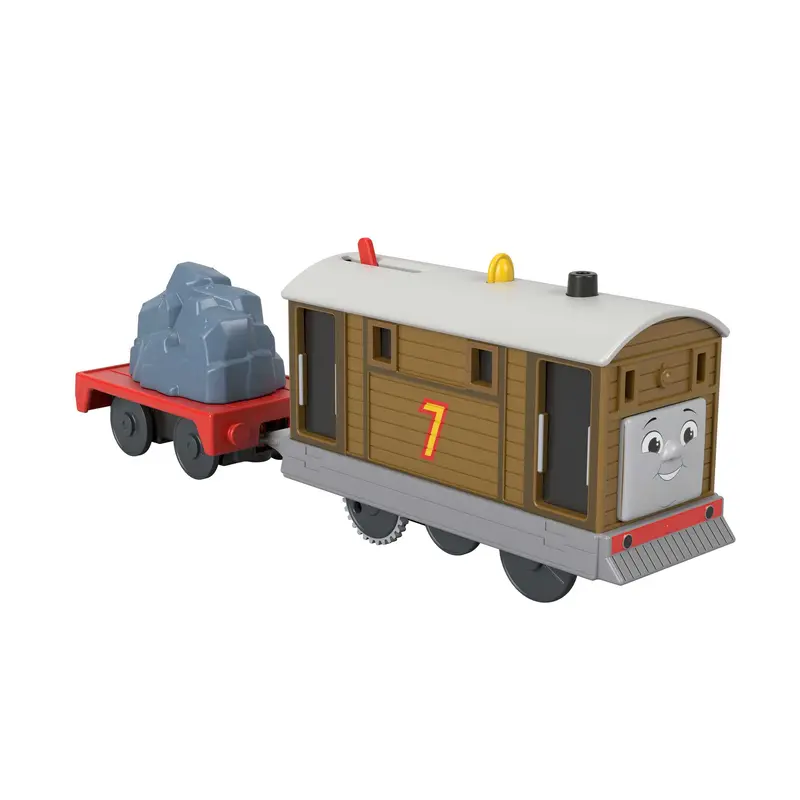 Thomas et ses Amis  Train Jouet Motoris  Locomotive Toby, Wagon