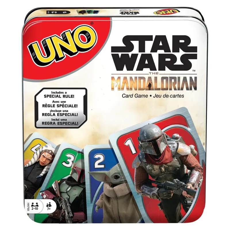 UNO Star Wars The Mandalorian Themed Deck in Storage Tin