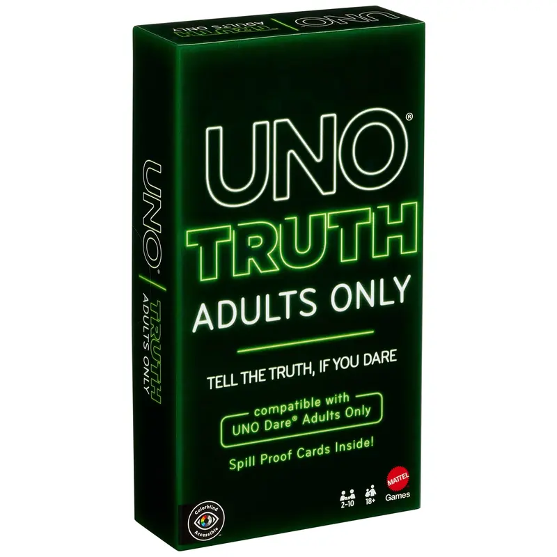 UNO Truth Adults Only Card Game, Play Anywhere, Travel, Dorm, Camping & Party