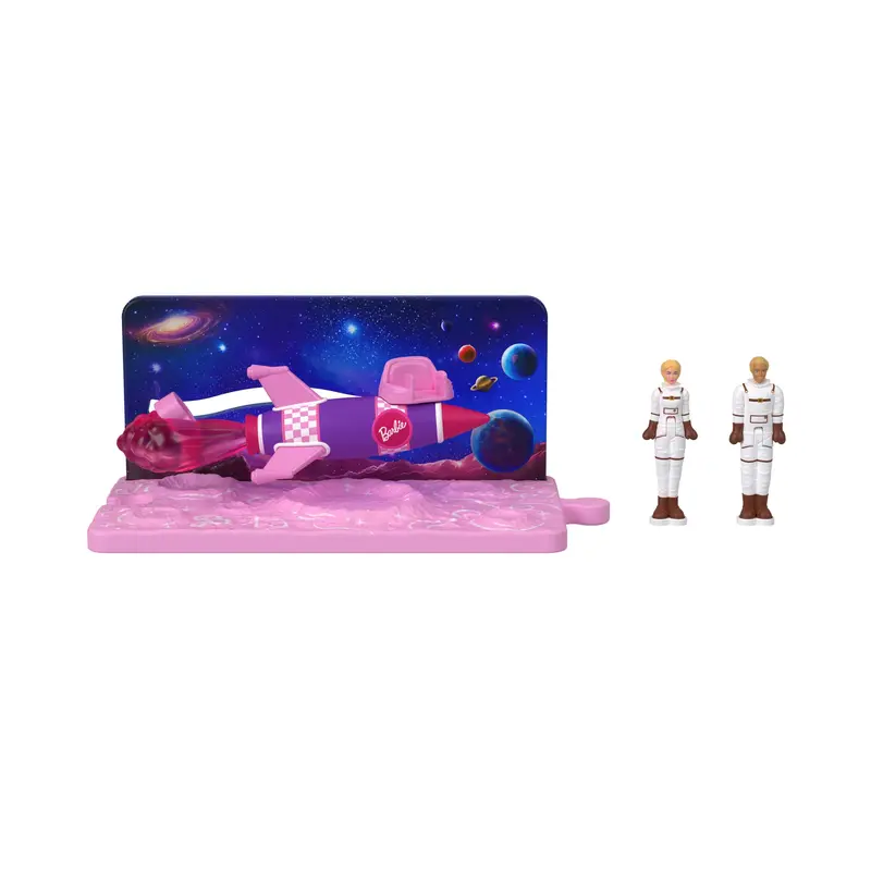 Barbie Mini BarbieLand Veculo para Boneca O Filme Barbie e Ken em Rocket Ship