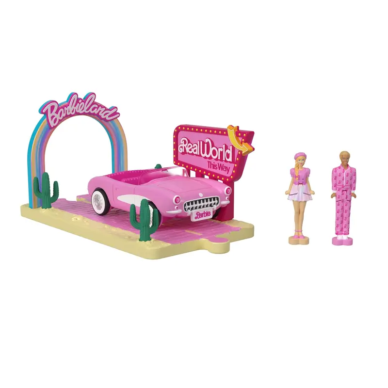Barbie Mini BarbieLand Veculo para Boneca O Filme Barbie e Ken "Mundo Real"