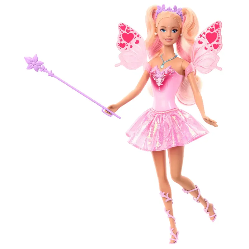 Barbie Fantasa Boneca Fada Cores Mgicas