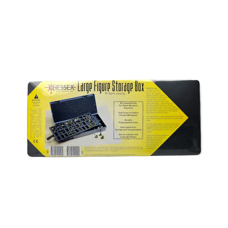 Figure Storage Box (L) for 25mm Humanoids (80 Figures)