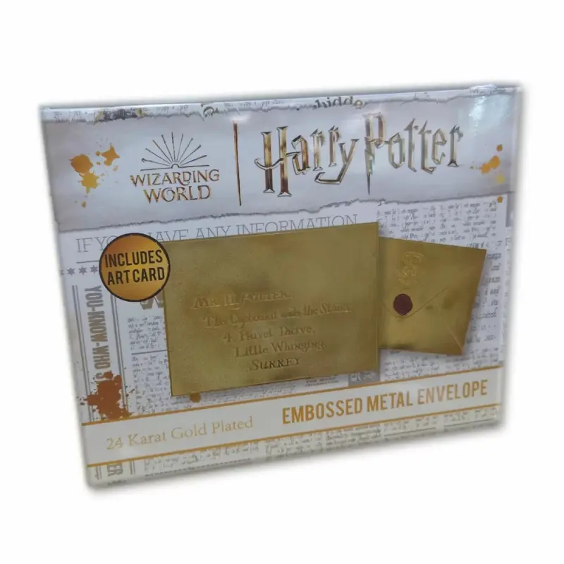 Fanattik Harry Potter Metal Replica Envelope with Red Seal