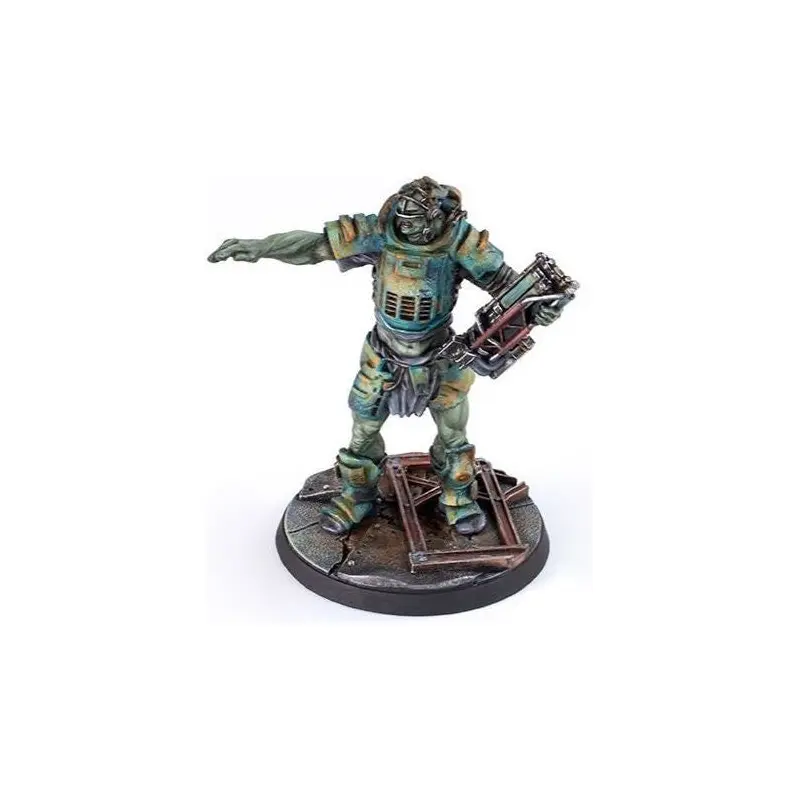 Fallout Wasteland Warfare Miniatures - Super Mutants Overlord and Fist