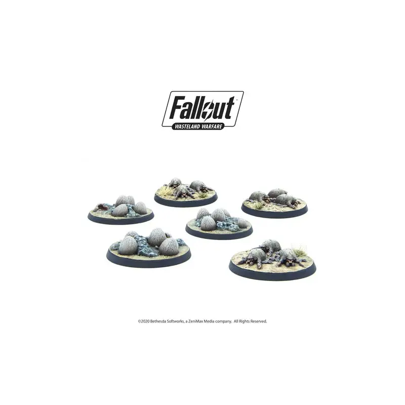 Fallout Wasteland Warfare - Mirelurk Hatchlings + Eggs