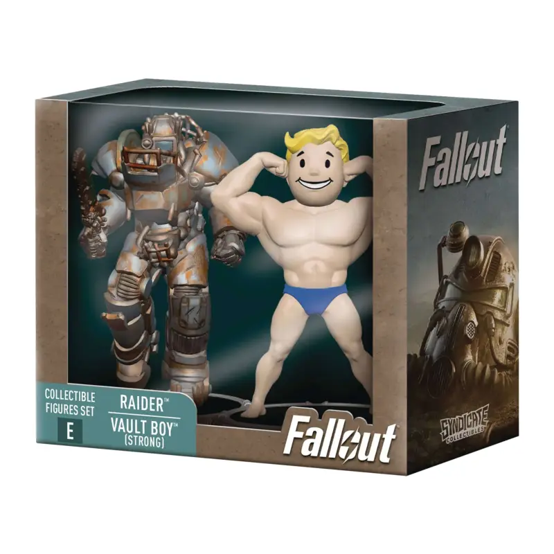 Fallout - Collectible Figures Set - Raider + Vault Boy (strength)