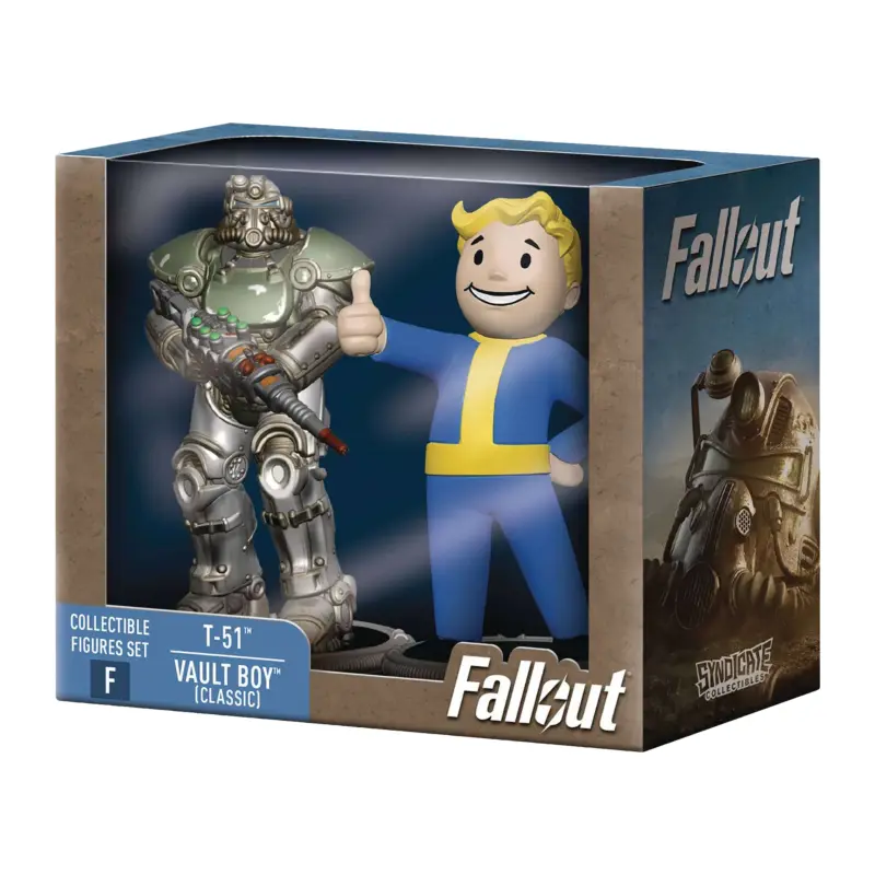 Fallout - Collectible Figures Set - T51 + Vault Boy (classic)