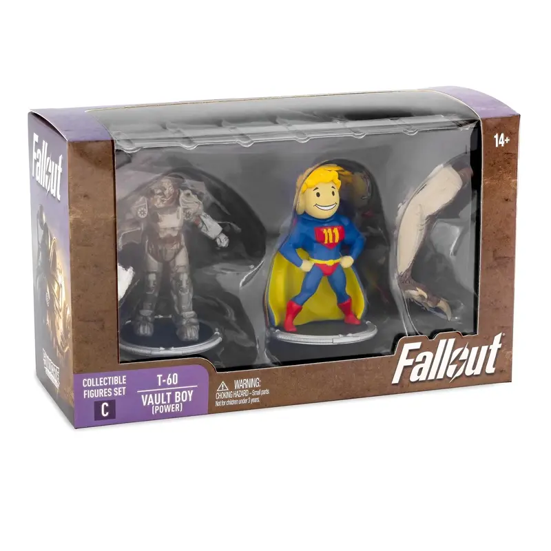 Fallout - Collectible Figures Set - T60 + Vault Boy (power)