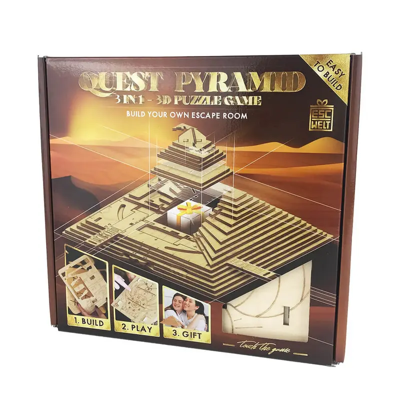 Escapewelt Quest Pyramide 3 in 1 - 3D Puzzle Box