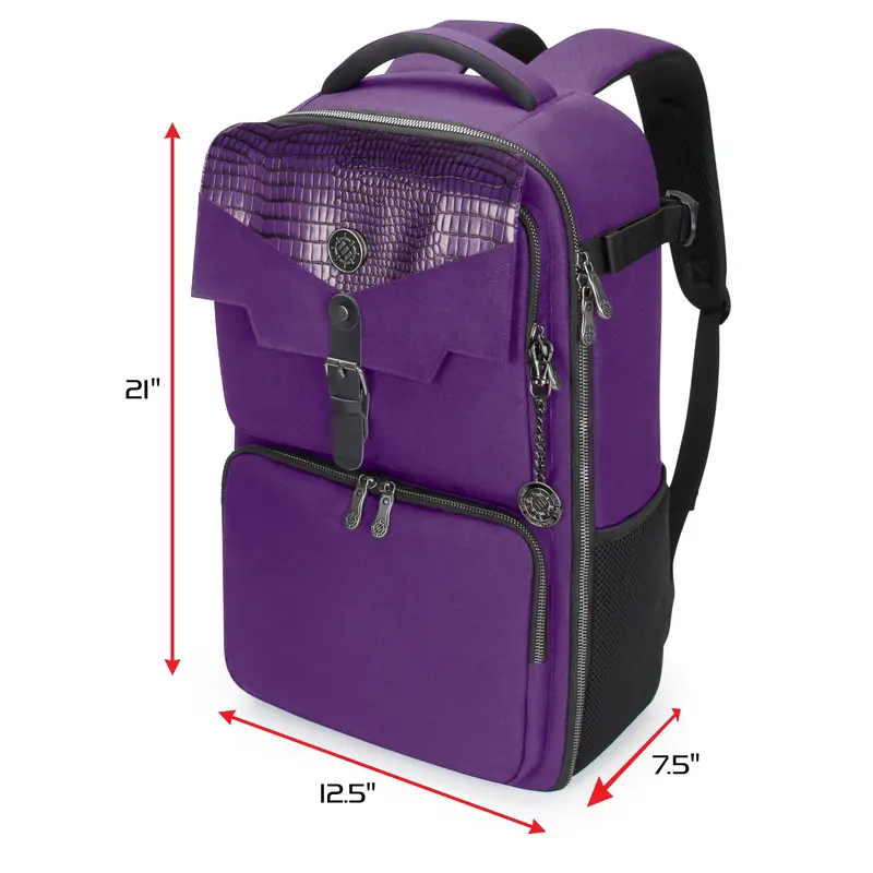 Enhance Tabletop Collectors Card Storage Backpack Purple