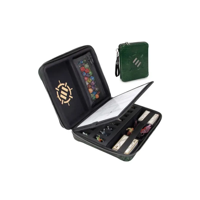 ENHANCE Tabletop RPGs RPG Organizer Case Collectors Edition (Green)