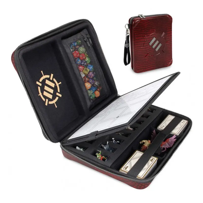 ENHANCE Tabletop RPGs RPG Organizer Case Collectors Edition (Red)