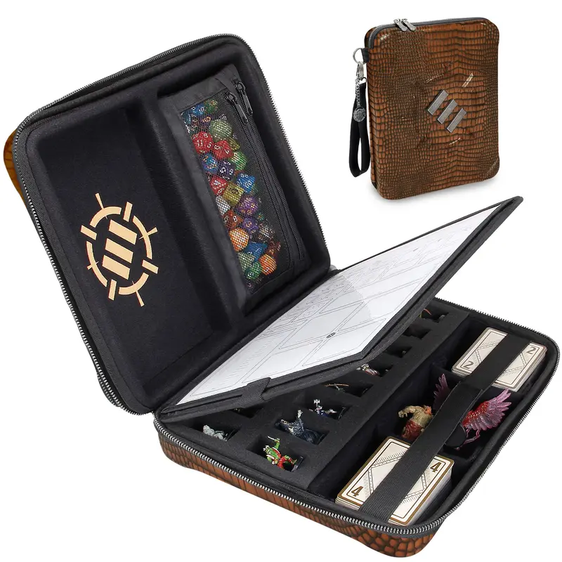 Enhance Tabletop Series RPG Organizer Case Brown