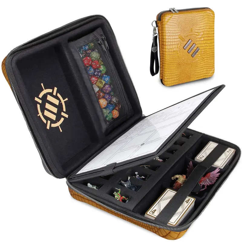 Enhance Tabletop Series RPG Organizer Case Gold