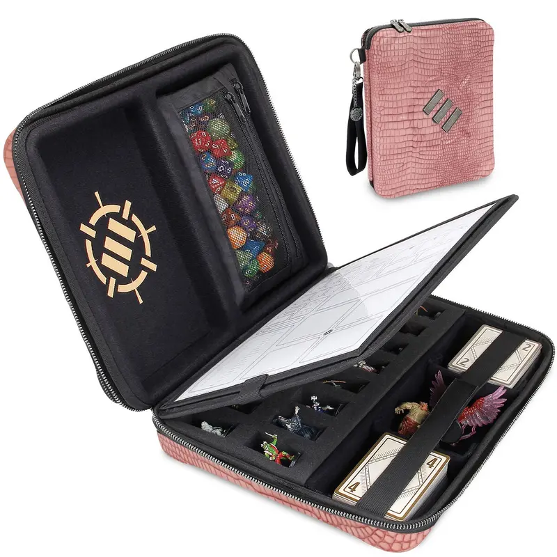 Enhance Tabletop Series RPG Organizer Case Pink