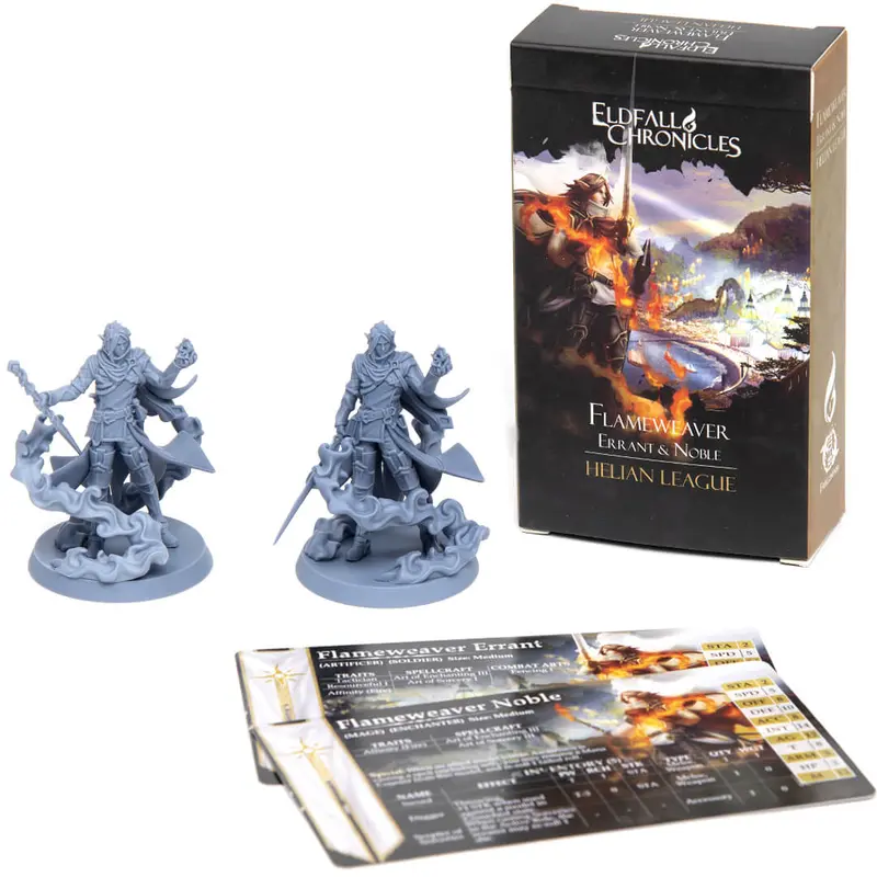 Eldfall Chronicles Flameweavers (Noble/Errant) Miniatures (ELDRFFW01)