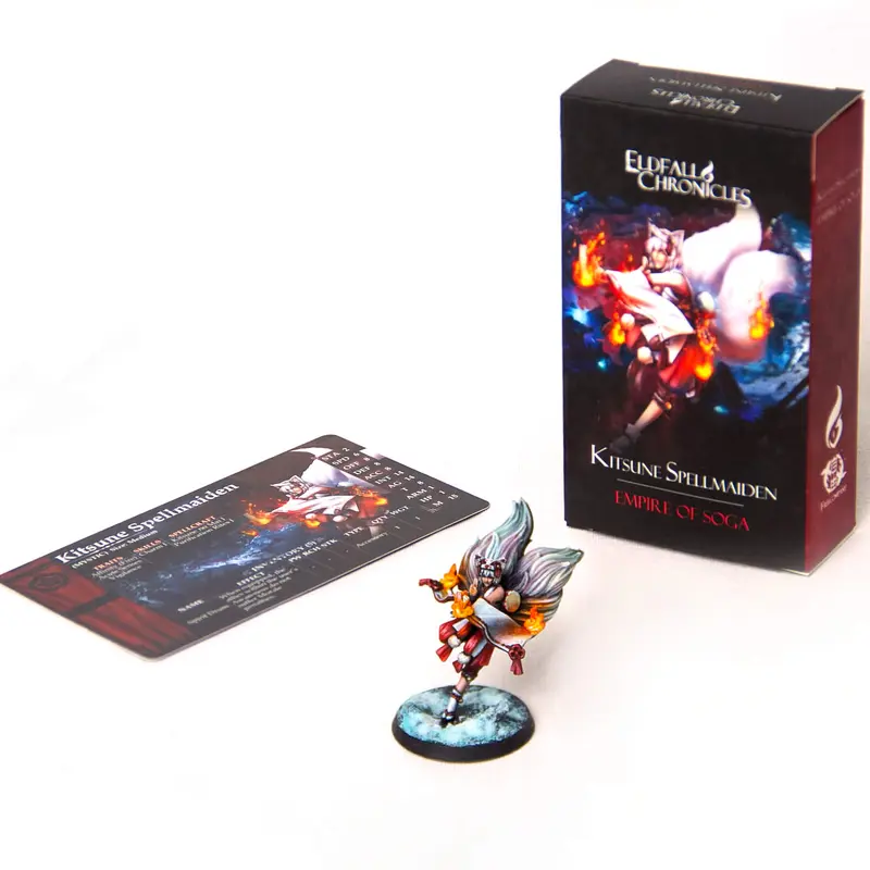 Eldfall Chronicles Kitsune Spellmaiden Miniature (ELDSMKS01)