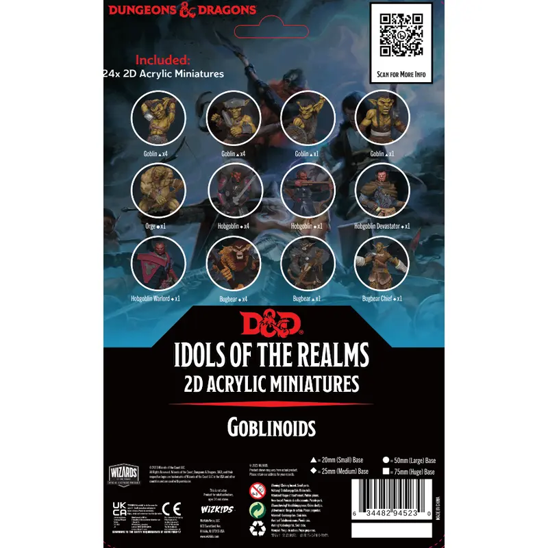 Dungeons and Dragons Idols of the Realms Goblinoids 2D Set