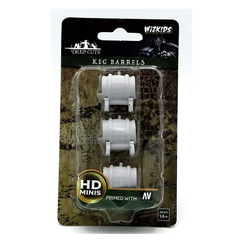 Dungeons and Dragons - Unpainted Minis Kegs