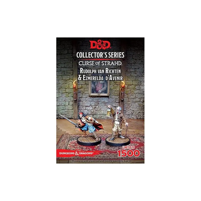Dungeons and Dragons - Curse Of Strahd Ezmerelda Davenir & Rudolph Van Richten (2 Figs)