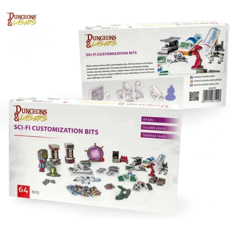 Dungeons & Lasers: Sci-Fi Customization Expansion Bits