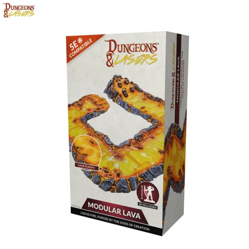 Dungeons & Lasers: Expansion Bits - Modular Lava