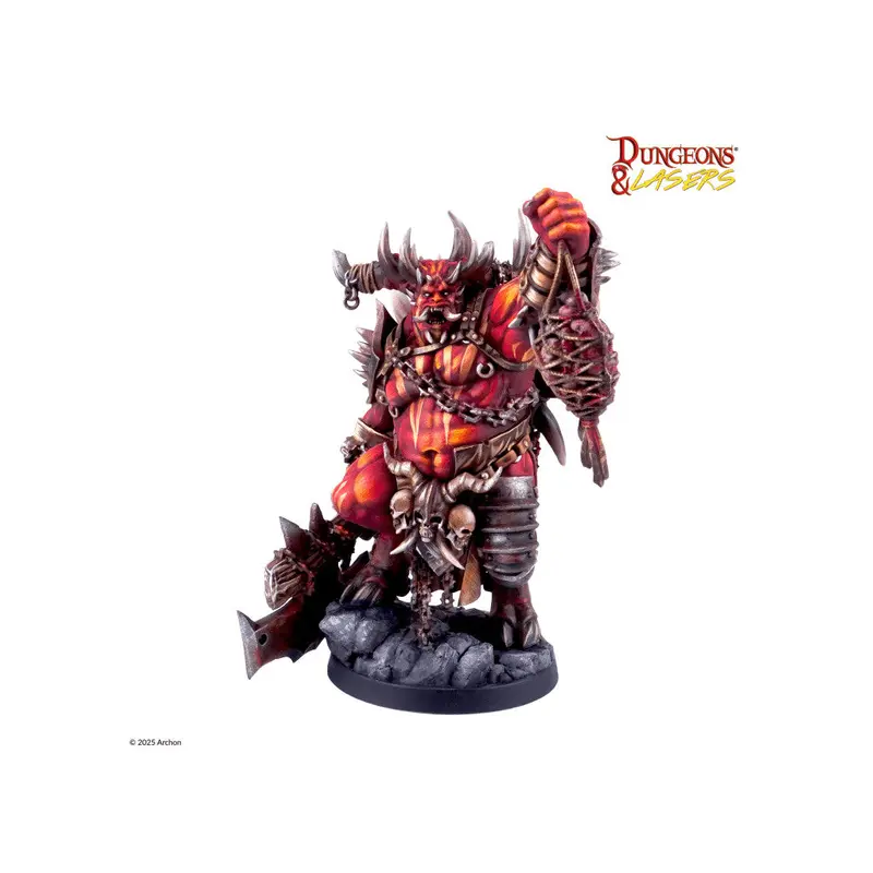 Dungeons & Lasers: Miniatures - Baef The Horned Demon