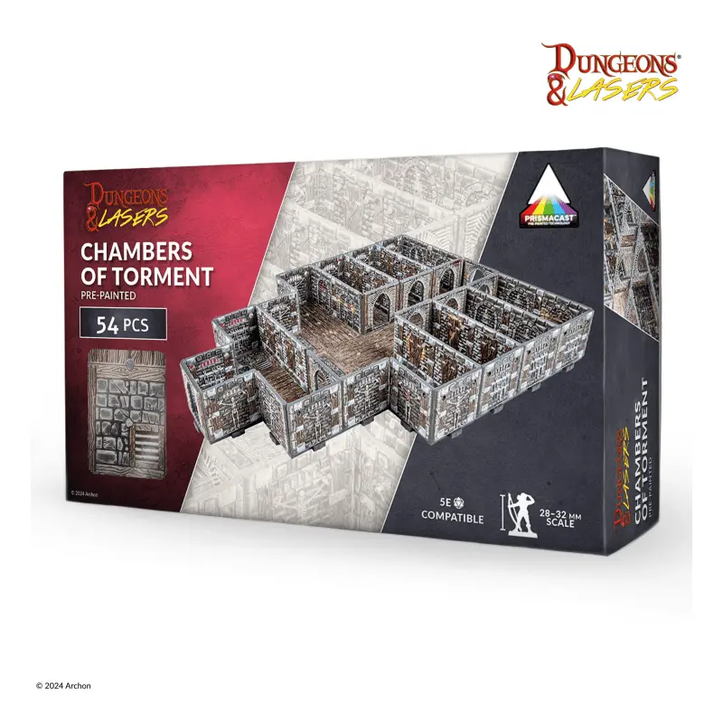 Dungeons & Lasers PrismaCast Pre-Painted Terrain Scale Model - Chambers Of Torment