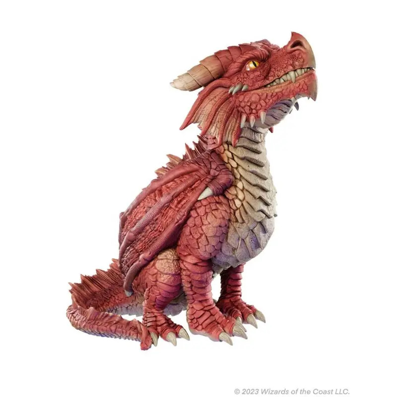 Dungeons & Dragons Replicas of the Realms: Red Dragon Wyrmling Foam Figure - 50th Anniversary (Preorder)