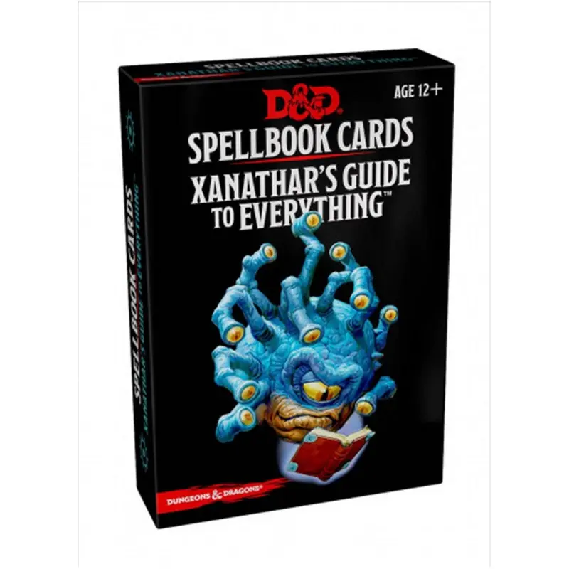 Dungeons & Dragons Spellbook Cards Xanathars Deck 2018 Edition 95-Cards