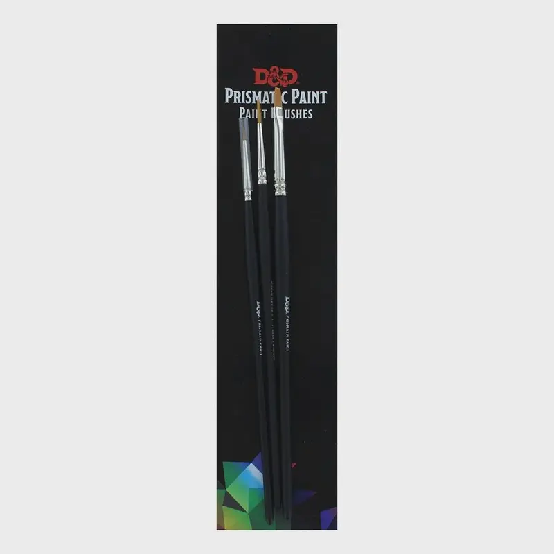 Dungeons & Dragons Prismatic Paint Brushes 3-Brush Set