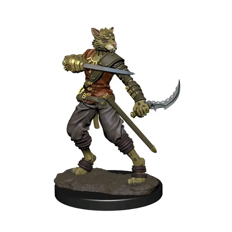 Dungeons & Dragons Premium Painted Figures Tabaxi Rogue Male