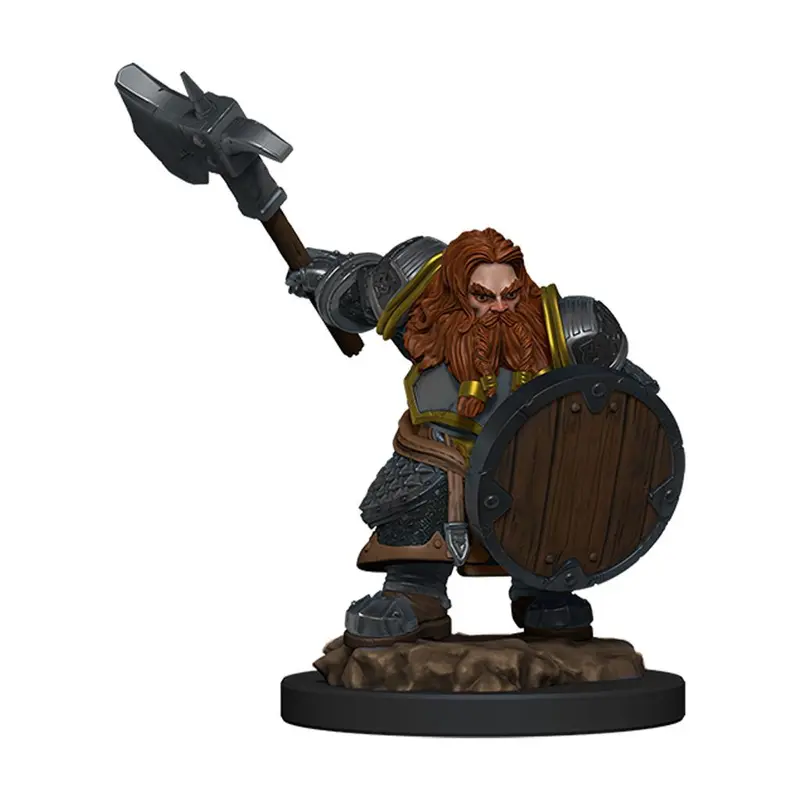 Dungeons & Dragons Premium Painted Figures Dwarf Fighter Male