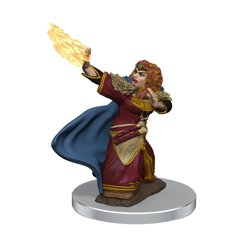 Dungeons & Dragons Premium Painted Figures Dwarf Wizard Female