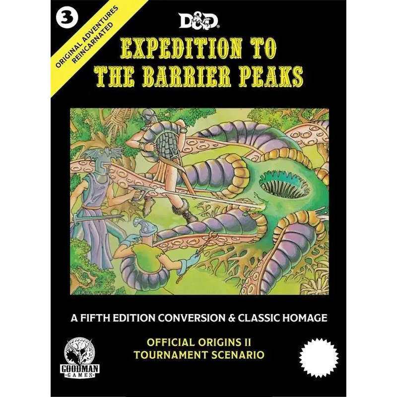 Dungeons & Dragons Original Adventures Reincarnated #3 Expedition to the Barrier Peaks