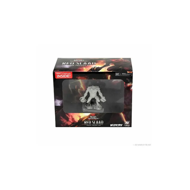 Dungeons & Dragons Nolzurs Marvelous Unpainted Miniatures Red Slaad Paint Night Kit