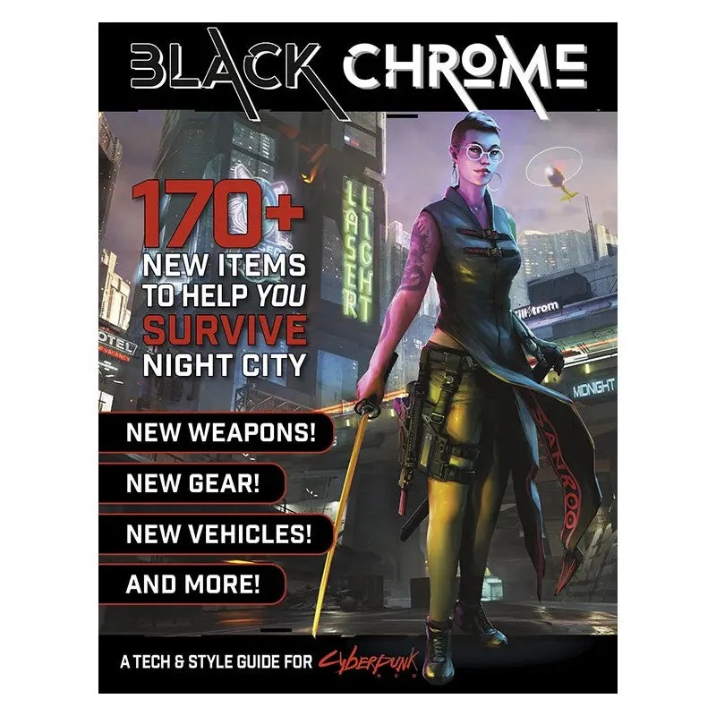 Cyberpunk RED RPG: Black Chrome